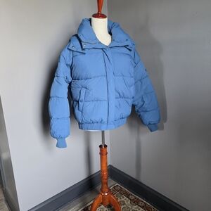 Lucky Brand Navy Blue Puffer Jacket- Size M, NWOT